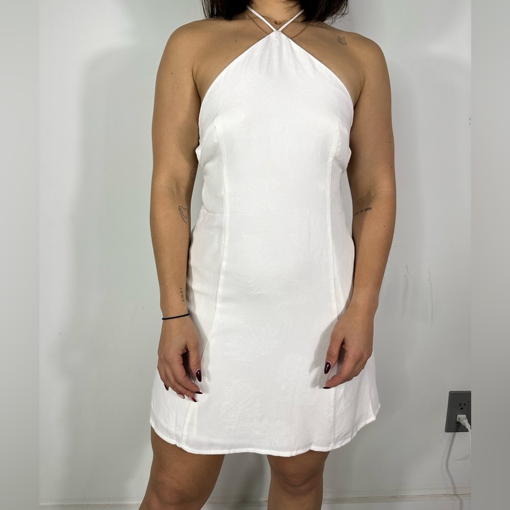 OPEN BACK MINI DRESS